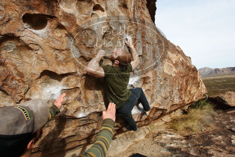 Bouldering in Hueco Tanks on 12/11/2019 with Blue Lizard Climbing and Yoga

Filename: SRM_20191211_1046500.jpg
Aperture: f/5.6
Shutter Speed: 1/400
Body: Canon EOS-1D Mark II
Lens: Canon EF 16-35mm f/2.8 L