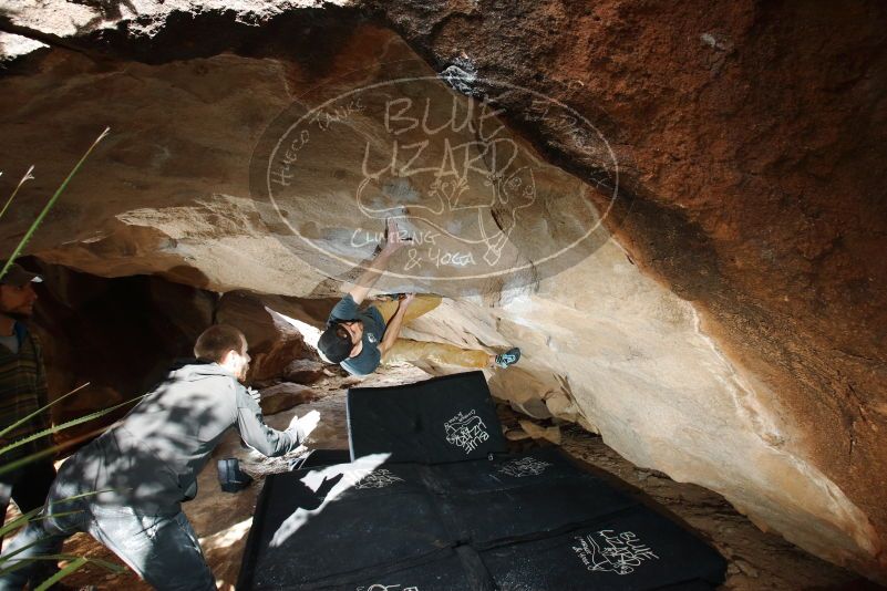 Bouldering in Hueco Tanks on 12/11/2019 with Blue Lizard Climbing and Yoga

Filename: SRM_20191211_1210490.jpg
Aperture: f/5.6
Shutter Speed: 1/250
Body: Canon EOS-1D Mark II
Lens: Canon EF 16-35mm f/2.8 L