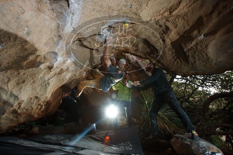 Bouldering in Hueco Tanks on 12/11/2019 with Blue Lizard Climbing and Yoga

Filename: SRM_20191211_1244040.jpg
Aperture: f/6.3
Shutter Speed: 1/250
Body: Canon EOS-1D Mark II
Lens: Canon EF 16-35mm f/2.8 L