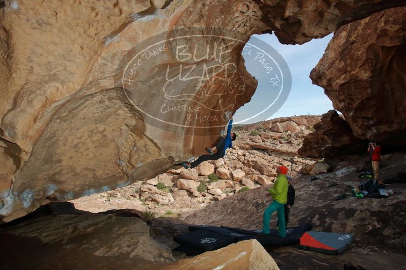 Bouldering in Hueco Tanks on 12/11/2019 with Blue Lizard Climbing and Yoga

Filename: SRM_20191211_1457170.jpg
Aperture: f/5.6
Shutter Speed: 1/250
Body: Canon EOS-1D Mark II
Lens: Canon EF 16-35mm f/2.8 L