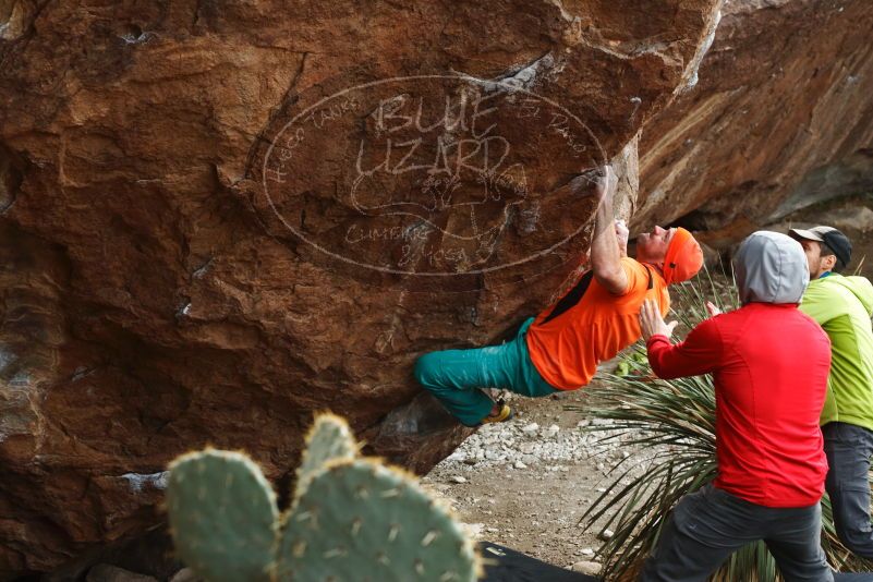 Bouldering in Hueco Tanks on 12/11/2019 with Blue Lizard Climbing and Yoga

Filename: SRM_20191211_1620450.jpg
Aperture: f/4.5
Shutter Speed: 1/250
Body: Canon EOS-1D Mark II
Lens: Canon EF 50mm f/1.8 II