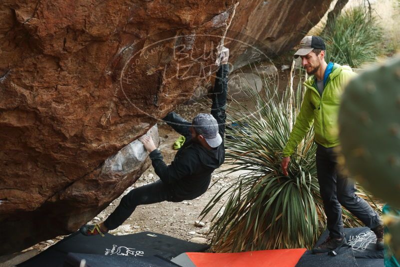 Bouldering in Hueco Tanks on 12/11/2019 with Blue Lizard Climbing and Yoga

Filename: SRM_20191211_1628050.jpg
Aperture: f/4.5
Shutter Speed: 1/250
Body: Canon EOS-1D Mark II
Lens: Canon EF 50mm f/1.8 II