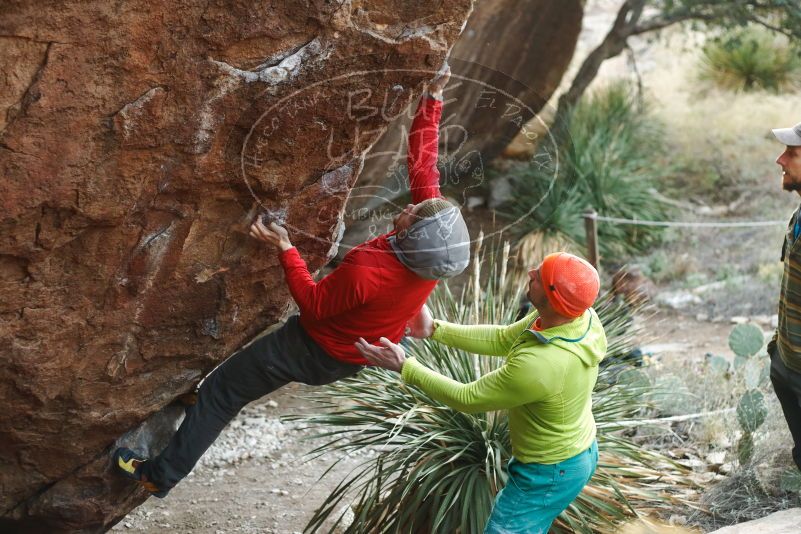 Bouldering in Hueco Tanks on 12/11/2019 with Blue Lizard Climbing and Yoga

Filename: SRM_20191211_1709171.jpg
Aperture: f/2.8
Shutter Speed: 1/400
Body: Canon EOS-1D Mark II
Lens: Canon EF 50mm f/1.8 II