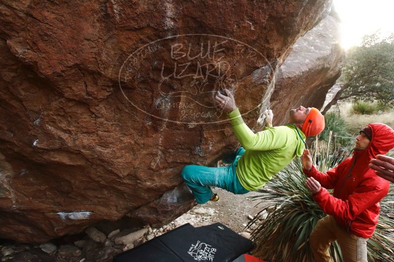 Bouldering in Hueco Tanks on 12/11/2019 with Blue Lizard Climbing and Yoga

Filename: SRM_20191211_1729080.jpg
Aperture: f/5.0
Shutter Speed: 1/250
Body: Canon EOS-1D Mark II
Lens: Canon EF 16-35mm f/2.8 L