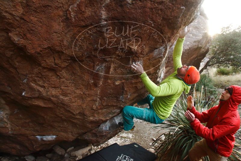 Bouldering in Hueco Tanks on 12/11/2019 with Blue Lizard Climbing and Yoga

Filename: SRM_20191211_1729100.jpg
Aperture: f/5.0
Shutter Speed: 1/250
Body: Canon EOS-1D Mark II
Lens: Canon EF 16-35mm f/2.8 L