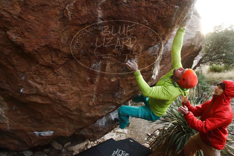 Bouldering in Hueco Tanks on 12/11/2019 with Blue Lizard Climbing and Yoga

Filename: SRM_20191211_1729101.jpg
Aperture: f/5.0
Shutter Speed: 1/250
Body: Canon EOS-1D Mark II
Lens: Canon EF 16-35mm f/2.8 L