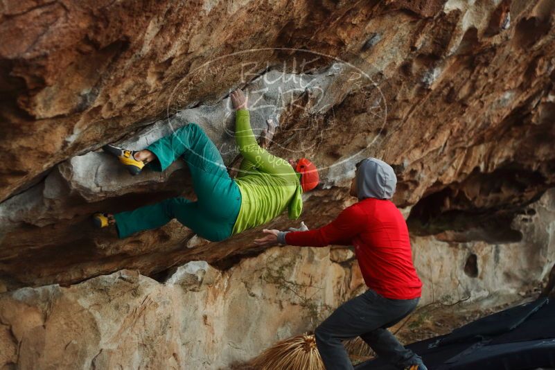 Bouldering in Hueco Tanks on 12/11/2019 with Blue Lizard Climbing and Yoga

Filename: SRM_20191211_1811010.jpg
Aperture: f/2.5
Shutter Speed: 1/250
Body: Canon EOS-1D Mark II
Lens: Canon EF 50mm f/1.8 II