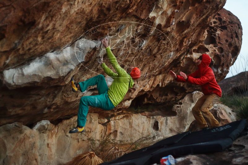 Bouldering in Hueco Tanks on 12/11/2019 with Blue Lizard Climbing and Yoga

Filename: SRM_20191211_1816310.jpg
Aperture: f/1.8
Shutter Speed: 1/200
Body: Canon EOS-1D Mark II
Lens: Canon EF 50mm f/1.8 II