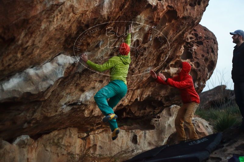 Bouldering in Hueco Tanks on 12/11/2019 with Blue Lizard Climbing and Yoga

Filename: SRM_20191211_1816321.jpg
Aperture: f/1.8
Shutter Speed: 1/250
Body: Canon EOS-1D Mark II
Lens: Canon EF 50mm f/1.8 II