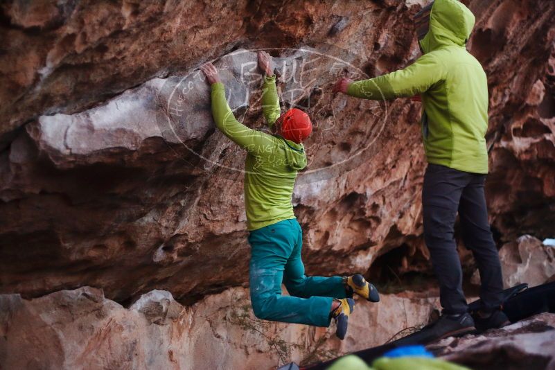 Bouldering in Hueco Tanks on 12/11/2019 with Blue Lizard Climbing and Yoga

Filename: SRM_20191211_1819190.jpg
Aperture: f/1.8
Shutter Speed: 1/250
Body: Canon EOS-1D Mark II
Lens: Canon EF 50mm f/1.8 II