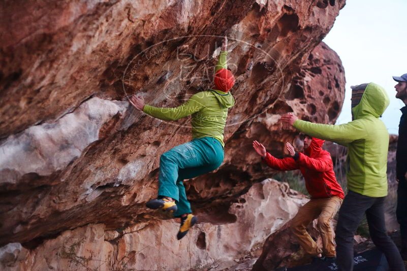 Bouldering in Hueco Tanks on 12/11/2019 with Blue Lizard Climbing and Yoga

Filename: SRM_20191211_1819361.jpg
Aperture: f/2.2
Shutter Speed: 1/200
Body: Canon EOS-1D Mark II
Lens: Canon EF 50mm f/1.8 II