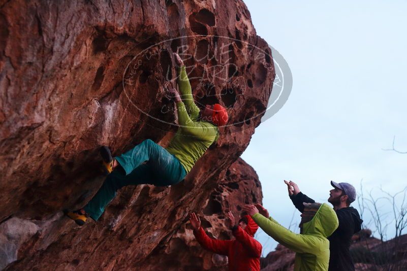 Bouldering in Hueco Tanks on 12/11/2019 with Blue Lizard Climbing and Yoga

Filename: SRM_20191211_1819540.jpg
Aperture: f/3.2
Shutter Speed: 1/200
Body: Canon EOS-1D Mark II
Lens: Canon EF 50mm f/1.8 II