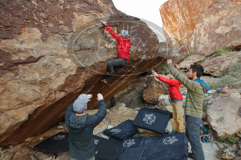 Bouldering in Hueco Tanks on 12/13/2019 with Blue Lizard Climbing and Yoga

Filename: SRM_20191213_1030110.jpg
Aperture: f/4.5
Shutter Speed: 1/250
Body: Canon EOS-1D Mark II
Lens: Canon EF 16-35mm f/2.8 L