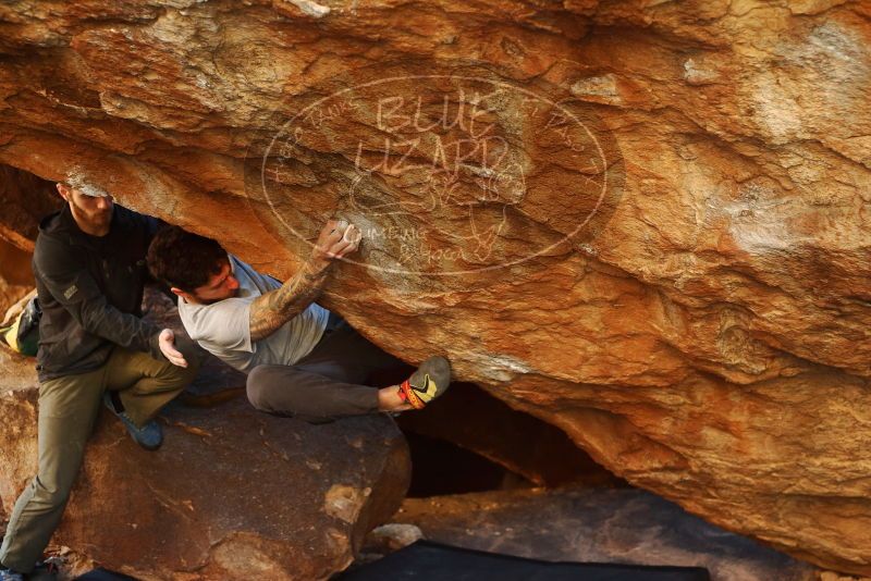 Bouldering in Hueco Tanks on 12/13/2019 with Blue Lizard Climbing and Yoga

Filename: SRM_20191213_1654230.jpg
Aperture: f/3.2
Shutter Speed: 1/250
Body: Canon EOS-1D Mark II
Lens: Canon EF 50mm f/1.8 II