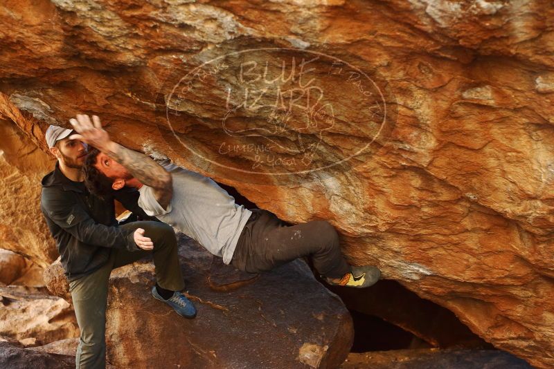 Bouldering in Hueco Tanks on 12/13/2019 with Blue Lizard Climbing and Yoga

Filename: SRM_20191213_1654250.jpg
Aperture: f/3.2
Shutter Speed: 1/250
Body: Canon EOS-1D Mark II
Lens: Canon EF 50mm f/1.8 II