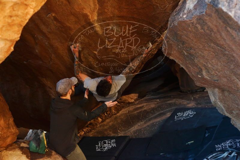 Bouldering in Hueco Tanks on 12/13/2019 with Blue Lizard Climbing and Yoga

Filename: SRM_20191213_1710191.jpg
Aperture: f/3.5
Shutter Speed: 1/250
Body: Canon EOS-1D Mark II
Lens: Canon EF 50mm f/1.8 II