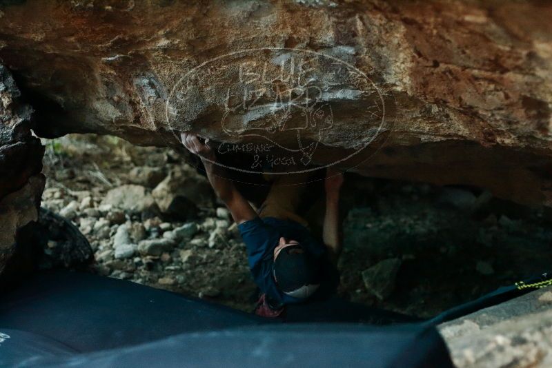 Bouldering in Hueco Tanks on 12/13/2019 with Blue Lizard Climbing and Yoga

Filename: SRM_20191213_1756580.jpg
Aperture: f/2.5
Shutter Speed: 1/250
Body: Canon EOS-1D Mark II
Lens: Canon EF 50mm f/1.8 II