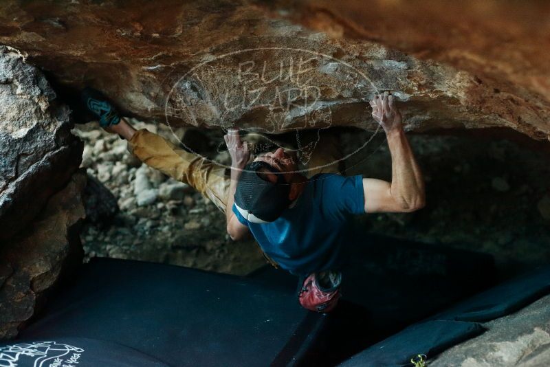 Bouldering in Hueco Tanks on 12/13/2019 with Blue Lizard Climbing and Yoga

Filename: SRM_20191213_1757190.jpg
Aperture: f/2.5
Shutter Speed: 1/250
Body: Canon EOS-1D Mark II
Lens: Canon EF 50mm f/1.8 II