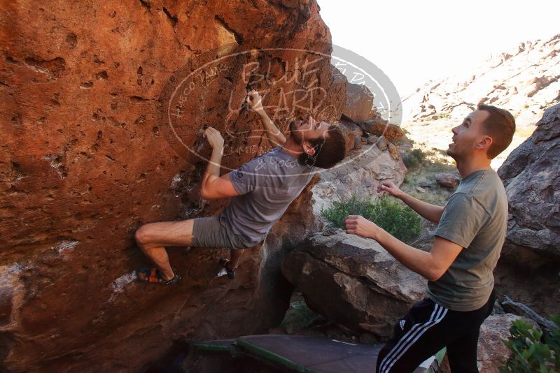 Bouldering in Hueco Tanks on 12/14/2019 with Blue Lizard Climbing and Yoga

Filename: SRM_20191214_1152240.jpg
Aperture: f/6.3
Shutter Speed: 1/320
Body: Canon EOS-1D Mark II
Lens: Canon EF 16-35mm f/2.8 L