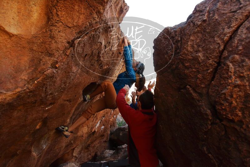 Bouldering in Hueco Tanks on 12/14/2019 with Blue Lizard Climbing and Yoga

Filename: SRM_20191214_1210000.jpg
Aperture: f/5.6
Shutter Speed: 1/320
Body: Canon EOS-1D Mark II
Lens: Canon EF 16-35mm f/2.8 L