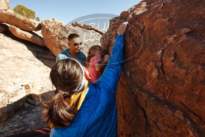 Bouldering in Hueco Tanks on 12/14/2019 with Blue Lizard Climbing and Yoga

Filename: SRM_20191214_1222150.jpg
Aperture: f/10.0
Shutter Speed: 1/320
Body: Canon EOS-1D Mark II
Lens: Canon EF 16-35mm f/2.8 L