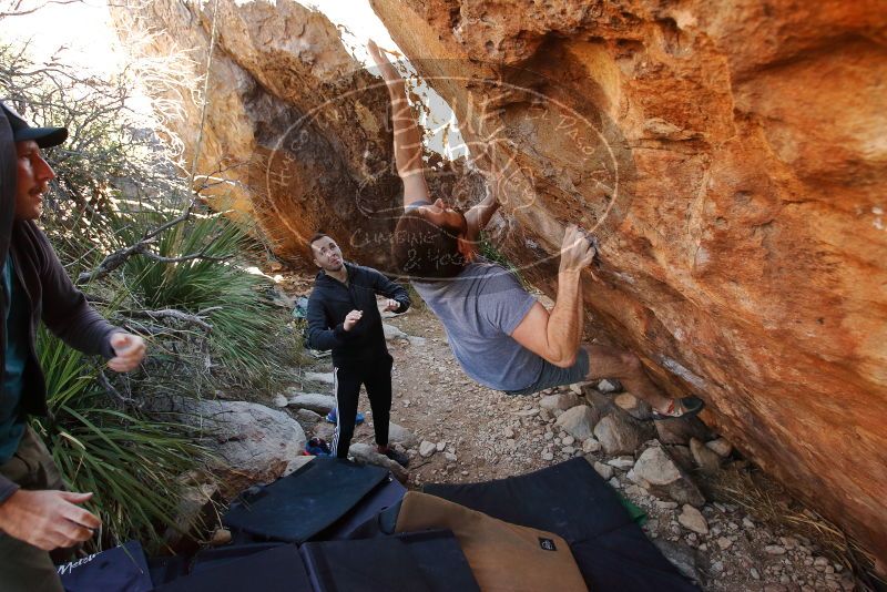 Bouldering in Hueco Tanks on 12/14/2019 with Blue Lizard Climbing and Yoga

Filename: SRM_20191214_1224540.jpg
Aperture: f/4.5
Shutter Speed: 1/250
Body: Canon EOS-1D Mark II
Lens: Canon EF 16-35mm f/2.8 L