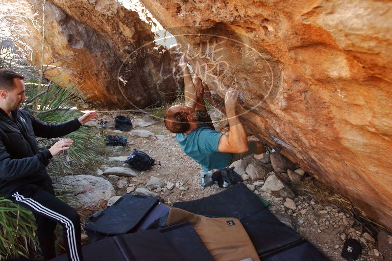 Bouldering in Hueco Tanks on 12/14/2019 with Blue Lizard Climbing and Yoga

Filename: SRM_20191214_1233100.jpg
Aperture: f/5.0
Shutter Speed: 1/250
Body: Canon EOS-1D Mark II
Lens: Canon EF 16-35mm f/2.8 L