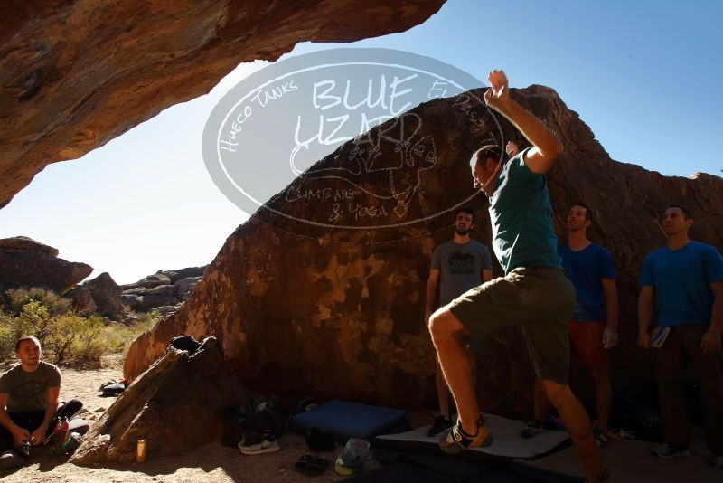 Bouldering in Hueco Tanks on 12/14/2019 with Blue Lizard Climbing and Yoga

Filename: SRM_20191214_1351220.jpg
Aperture: f/7.1
Shutter Speed: 1/500
Body: Canon EOS-1D Mark II
Lens: Canon EF 16-35mm f/2.8 L