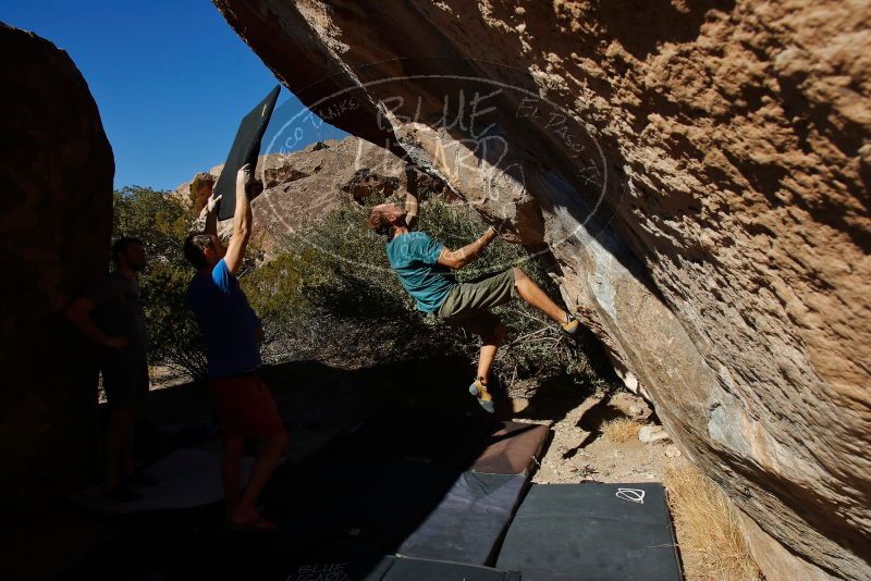 Bouldering in Hueco Tanks on 12/14/2019 with Blue Lizard Climbing and Yoga

Filename: SRM_20191214_1410030.jpg
Aperture: f/9.0
Shutter Speed: 1/500
Body: Canon EOS-1D Mark II
Lens: Canon EF 16-35mm f/2.8 L