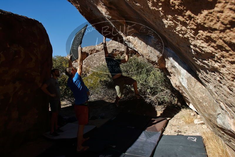 Bouldering in Hueco Tanks on 12/14/2019 with Blue Lizard Climbing and Yoga

Filename: SRM_20191214_1410051.jpg
Aperture: f/7.1
Shutter Speed: 1/500
Body: Canon EOS-1D Mark II
Lens: Canon EF 16-35mm f/2.8 L