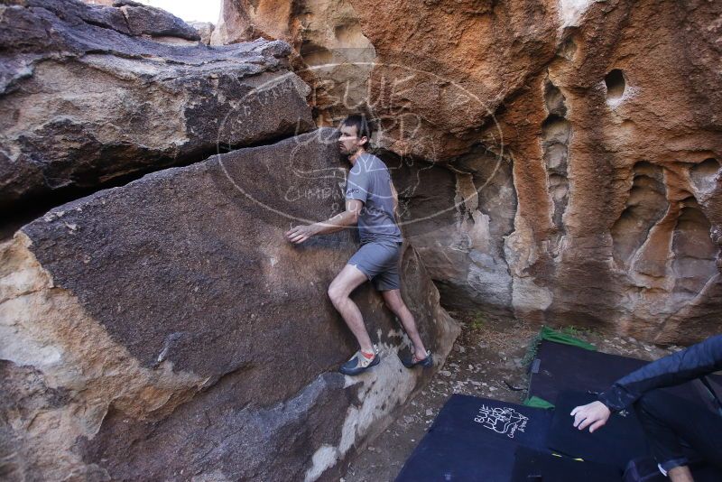 Bouldering in Hueco Tanks on 12/14/2019 with Blue Lizard Climbing and Yoga

Filename: SRM_20191214_1612560.jpg
Aperture: f/4.5
Shutter Speed: 1/250
Body: Canon EOS-1D Mark II
Lens: Canon EF 16-35mm f/2.8 L