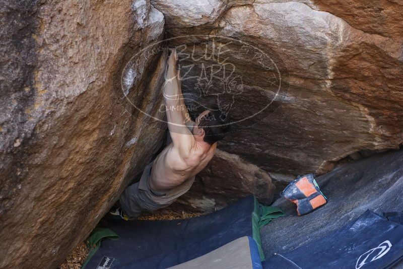 Bouldering in Hueco Tanks on 12/14/2019 with Blue Lizard Climbing and Yoga

Filename: SRM_20191214_1632050.jpg
Aperture: f/4.0
Shutter Speed: 1/250
Body: Canon EOS-1D Mark II
Lens: Canon EF 50mm f/1.8 II