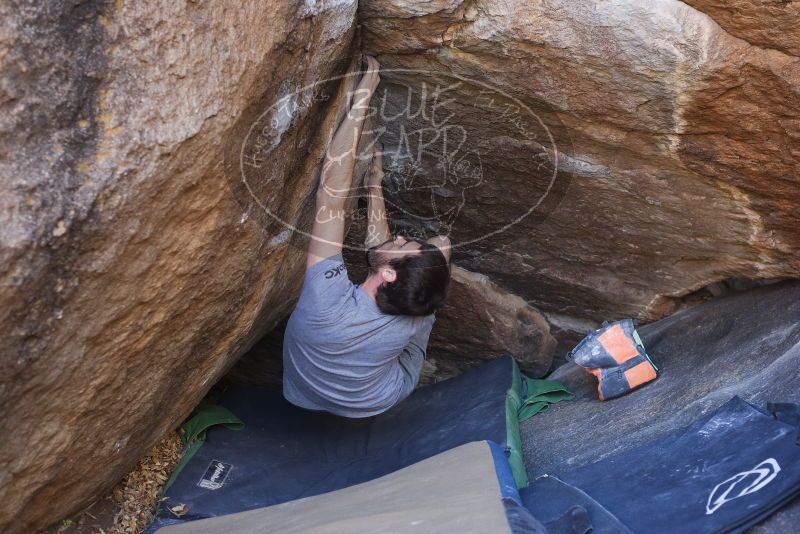 Bouldering in Hueco Tanks on 12/14/2019 with Blue Lizard Climbing and Yoga

Filename: SRM_20191214_1633140.jpg
Aperture: f/3.5
Shutter Speed: 1/250
Body: Canon EOS-1D Mark II
Lens: Canon EF 50mm f/1.8 II