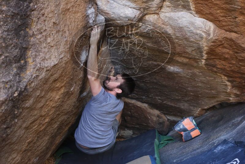 Bouldering in Hueco Tanks on 12/14/2019 with Blue Lizard Climbing and Yoga

Filename: SRM_20191214_1633180.jpg
Aperture: f/4.0
Shutter Speed: 1/250
Body: Canon EOS-1D Mark II
Lens: Canon EF 50mm f/1.8 II