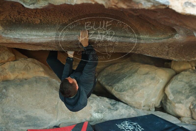 Bouldering in Hueco Tanks on 12/14/2019 with Blue Lizard Climbing and Yoga

Filename: SRM_20191214_1726060.jpg
Aperture: f/3.5
Shutter Speed: 1/250
Body: Canon EOS-1D Mark II
Lens: Canon EF 50mm f/1.8 II