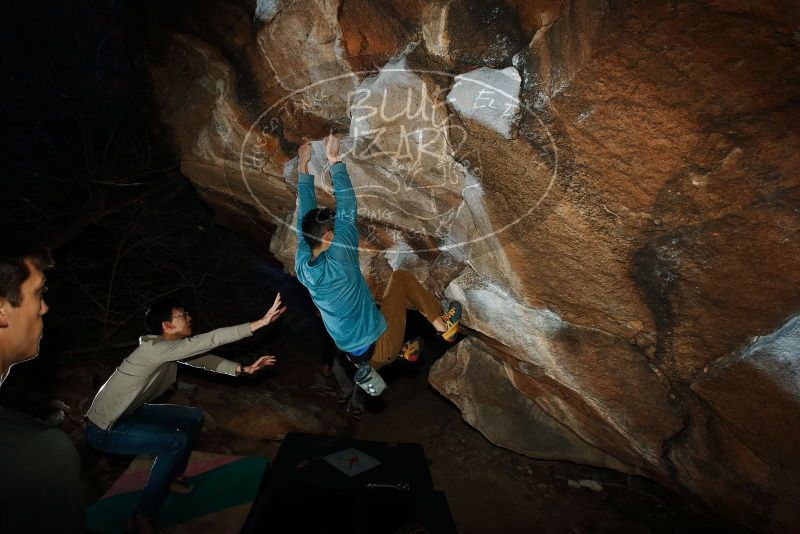 Bouldering in Hueco Tanks on 12/15/2019 with Blue Lizard Climbing and Yoga

Filename: SRM_20191215_1041310.jpg
Aperture: f/8.0
Shutter Speed: 1/250
Body: Canon EOS-1D Mark II
Lens: Canon EF 16-35mm f/2.8 L