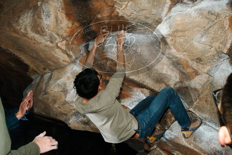 Bouldering in Hueco Tanks on 12/15/2019 with Blue Lizard Climbing and Yoga

Filename: SRM_20191215_1043550.jpg
Aperture: f/8.0
Shutter Speed: 1/250
Body: Canon EOS-1D Mark II
Lens: Canon EF 16-35mm f/2.8 L