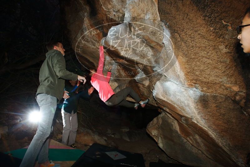 Bouldering in Hueco Tanks on 12/15/2019 with Blue Lizard Climbing and Yoga

Filename: SRM_20191215_1046410.jpg
Aperture: f/8.0
Shutter Speed: 1/250
Body: Canon EOS-1D Mark II
Lens: Canon EF 16-35mm f/2.8 L