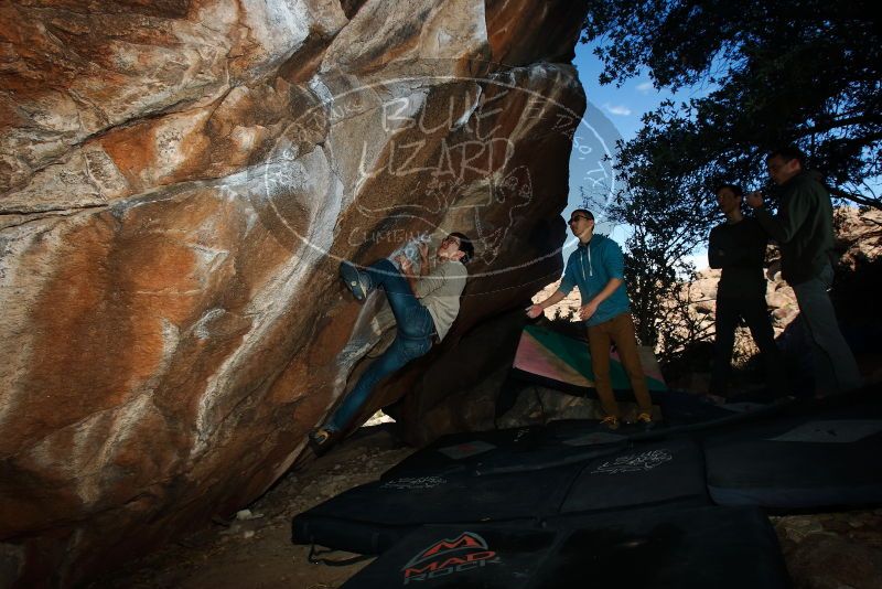 Bouldering in Hueco Tanks on 12/15/2019 with Blue Lizard Climbing and Yoga

Filename: SRM_20191215_1054290.jpg
Aperture: f/8.0
Shutter Speed: 1/250
Body: Canon EOS-1D Mark II
Lens: Canon EF 16-35mm f/2.8 L