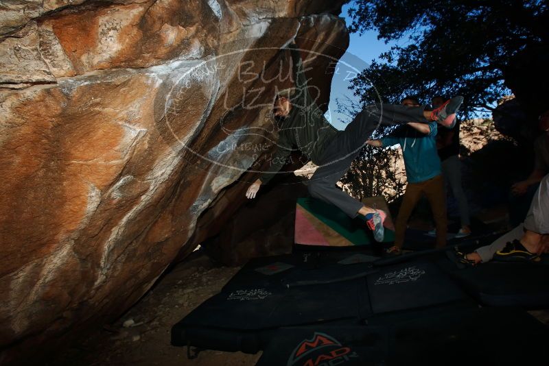 Bouldering in Hueco Tanks on 12/15/2019 with Blue Lizard Climbing and Yoga

Filename: SRM_20191215_1058581.jpg
Aperture: f/8.0
Shutter Speed: 1/250
Body: Canon EOS-1D Mark II
Lens: Canon EF 16-35mm f/2.8 L