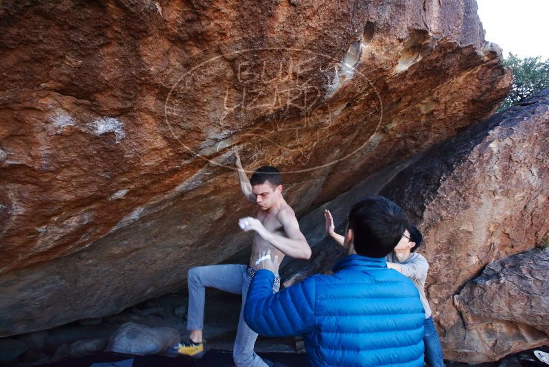 Bouldering in Hueco Tanks on 12/15/2019 with Blue Lizard Climbing and Yoga

Filename: SRM_20191215_1119420.jpg
Aperture: f/7.1
Shutter Speed: 1/250
Body: Canon EOS-1D Mark II
Lens: Canon EF 16-35mm f/2.8 L