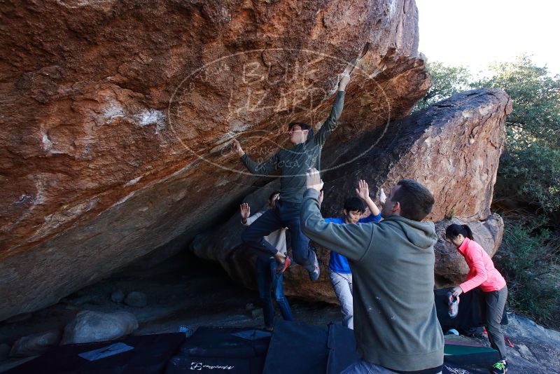 Bouldering in Hueco Tanks on 12/15/2019 with Blue Lizard Climbing and Yoga

Filename: SRM_20191215_1128280.jpg
Aperture: f/6.3
Shutter Speed: 1/250
Body: Canon EOS-1D Mark II
Lens: Canon EF 16-35mm f/2.8 L