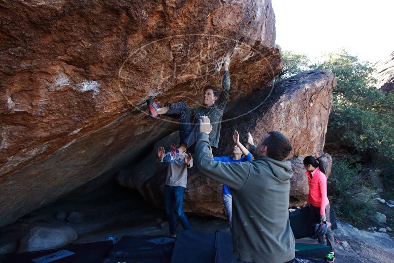 Bouldering in Hueco Tanks on 12/15/2019 with Blue Lizard Climbing and Yoga

Filename: SRM_20191215_1128290.jpg
Aperture: f/7.1
Shutter Speed: 1/250
Body: Canon EOS-1D Mark II
Lens: Canon EF 16-35mm f/2.8 L