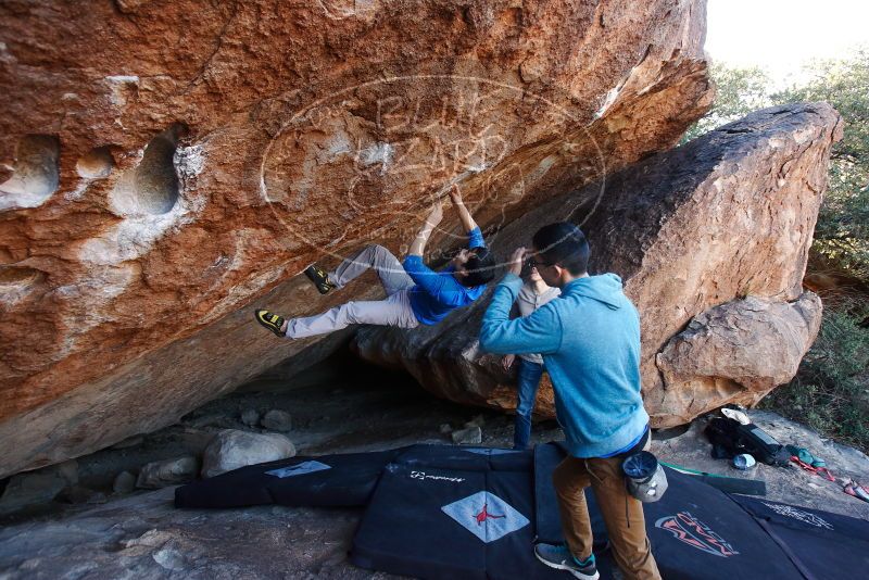 Bouldering in Hueco Tanks on 12/15/2019 with Blue Lizard Climbing and Yoga

Filename: SRM_20191215_1136520.jpg
Aperture: f/4.5
Shutter Speed: 1/250
Body: Canon EOS-1D Mark II
Lens: Canon EF 16-35mm f/2.8 L