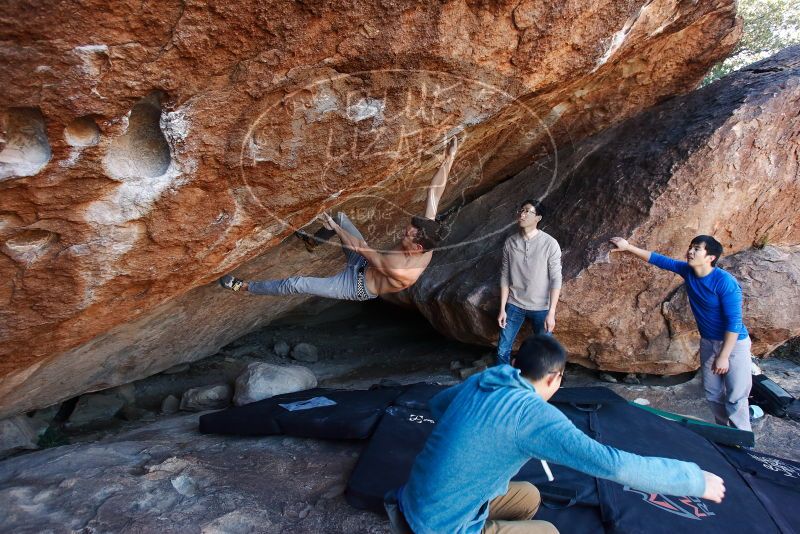 Bouldering in Hueco Tanks on 12/15/2019 with Blue Lizard Climbing and Yoga

Filename: SRM_20191215_1137370.jpg
Aperture: f/4.5
Shutter Speed: 1/250
Body: Canon EOS-1D Mark II
Lens: Canon EF 16-35mm f/2.8 L