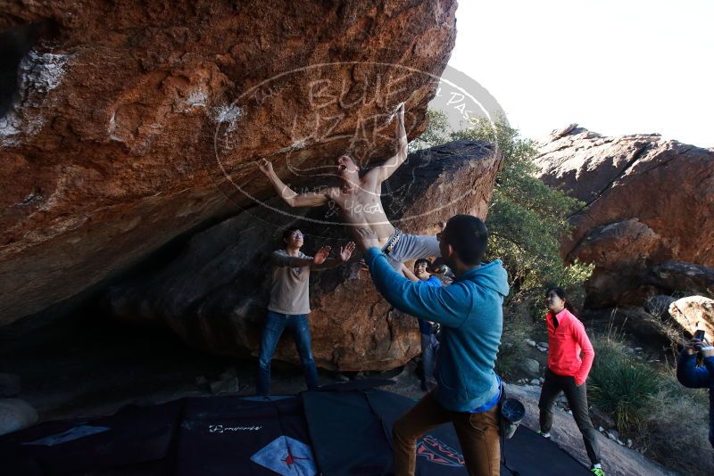 Bouldering in Hueco Tanks on 12/15/2019 with Blue Lizard Climbing and Yoga

Filename: SRM_20191215_1137470.jpg
Aperture: f/6.3
Shutter Speed: 1/250
Body: Canon EOS-1D Mark II
Lens: Canon EF 16-35mm f/2.8 L