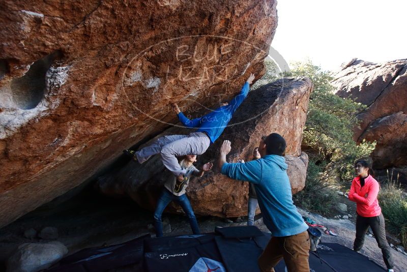 Bouldering in Hueco Tanks on 12/15/2019 with Blue Lizard Climbing and Yoga

Filename: SRM_20191215_1144570.jpg
Aperture: f/5.6
Shutter Speed: 1/250
Body: Canon EOS-1D Mark II
Lens: Canon EF 16-35mm f/2.8 L