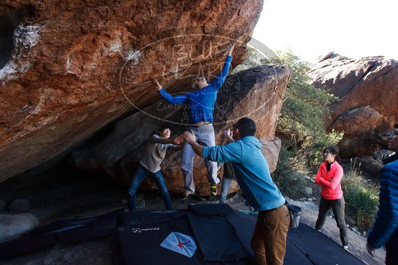 Bouldering in Hueco Tanks on 12/15/2019 with Blue Lizard Climbing and Yoga

Filename: SRM_20191215_1144572.jpg
Aperture: f/5.6
Shutter Speed: 1/250
Body: Canon EOS-1D Mark II
Lens: Canon EF 16-35mm f/2.8 L