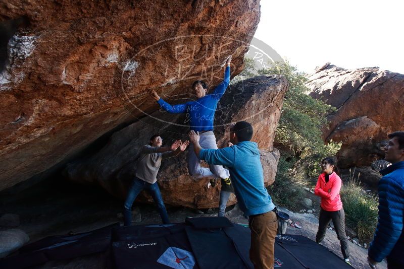 Bouldering in Hueco Tanks on 12/15/2019 with Blue Lizard Climbing and Yoga

Filename: SRM_20191215_1144580.jpg
Aperture: f/6.3
Shutter Speed: 1/250
Body: Canon EOS-1D Mark II
Lens: Canon EF 16-35mm f/2.8 L