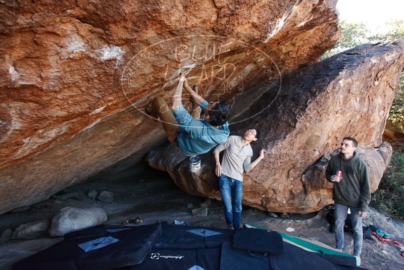 Bouldering in Hueco Tanks on 12/15/2019 with Blue Lizard Climbing and Yoga

Filename: SRM_20191215_1146300.jpg
Aperture: f/4.5
Shutter Speed: 1/250
Body: Canon EOS-1D Mark II
Lens: Canon EF 16-35mm f/2.8 L